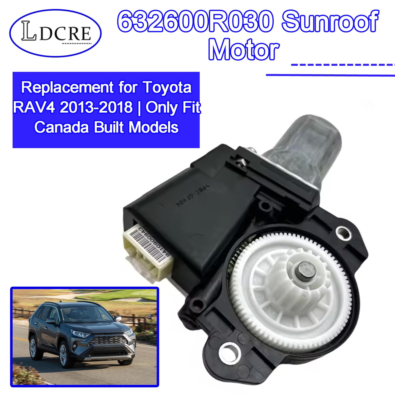 Amazon.com: 63260-0R030 632600R030 Sunroof Motor Replacement for